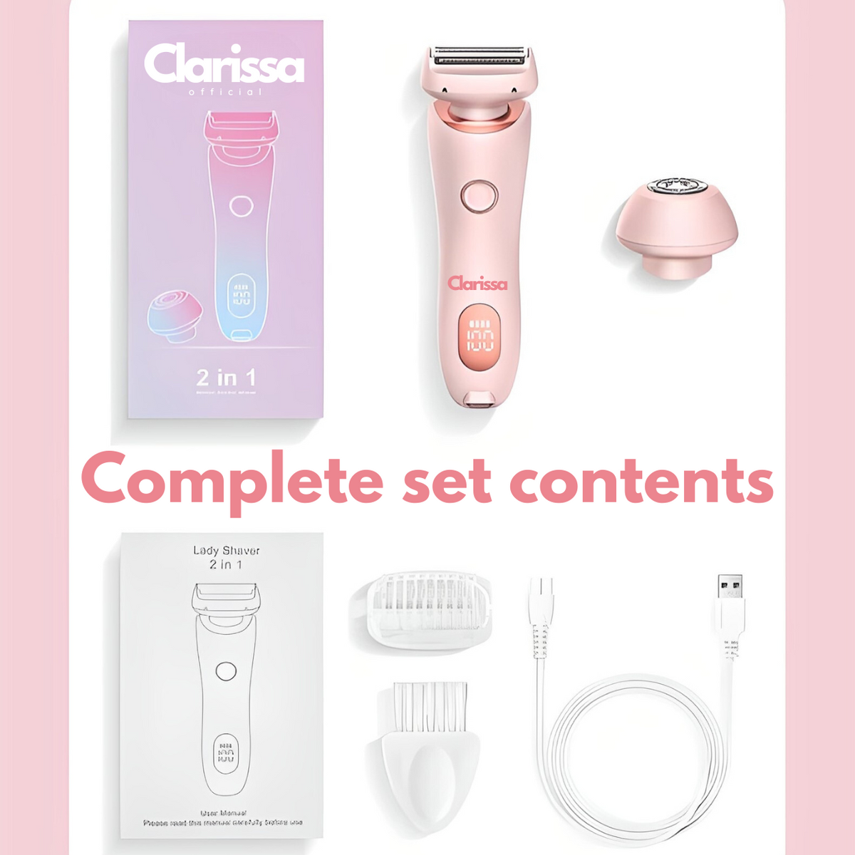Clarissa™ Waterproof Razor